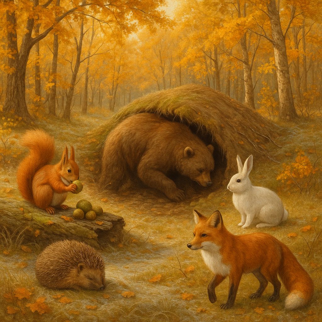 как животные готовятся к зиме